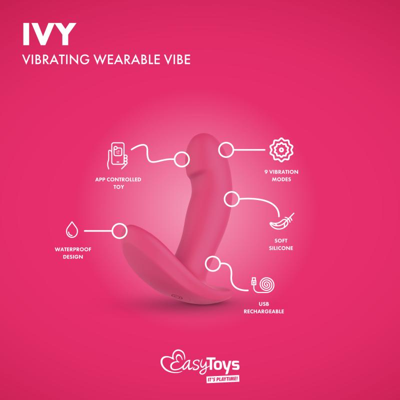 - Vibromasseur portable Ivy contrôlé par application 3