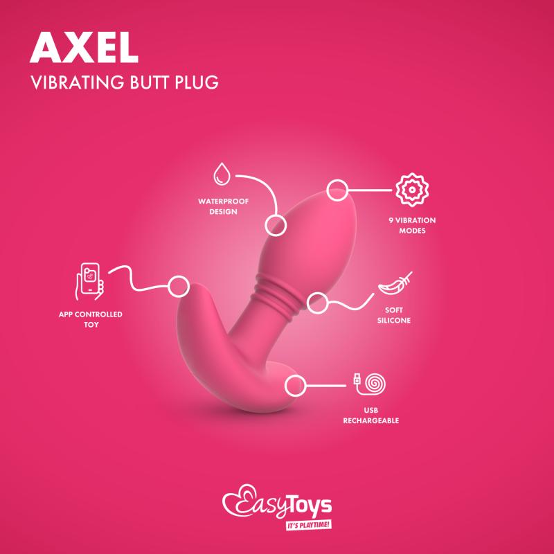 - Plug anal vibrant Axel contrôlé par application 4