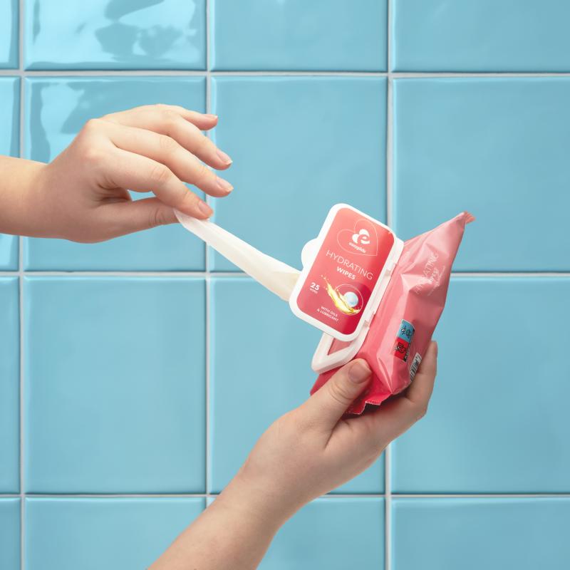 - Lingettes hydratantes avec lubrifiant - 25 lingettes 2