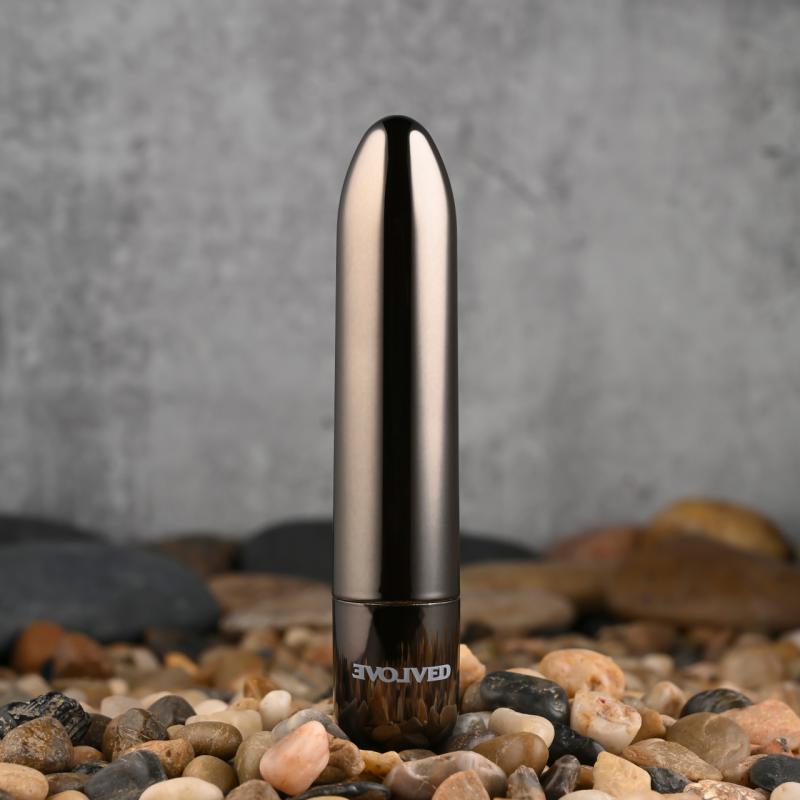 Image of Evolved - Real Simple Bullet Vibrator - Schwarz Chrom