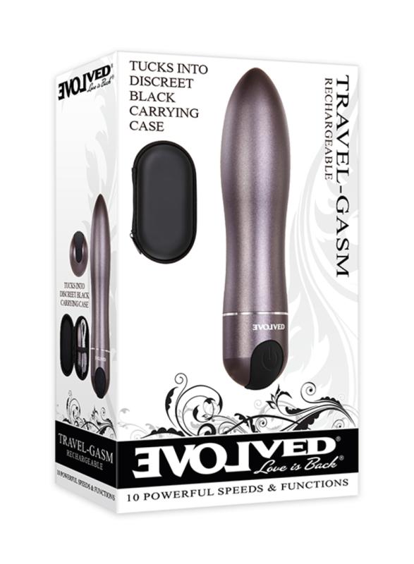 Evolved - Vibromasseur Travel Gasm Bullet - Noir 5