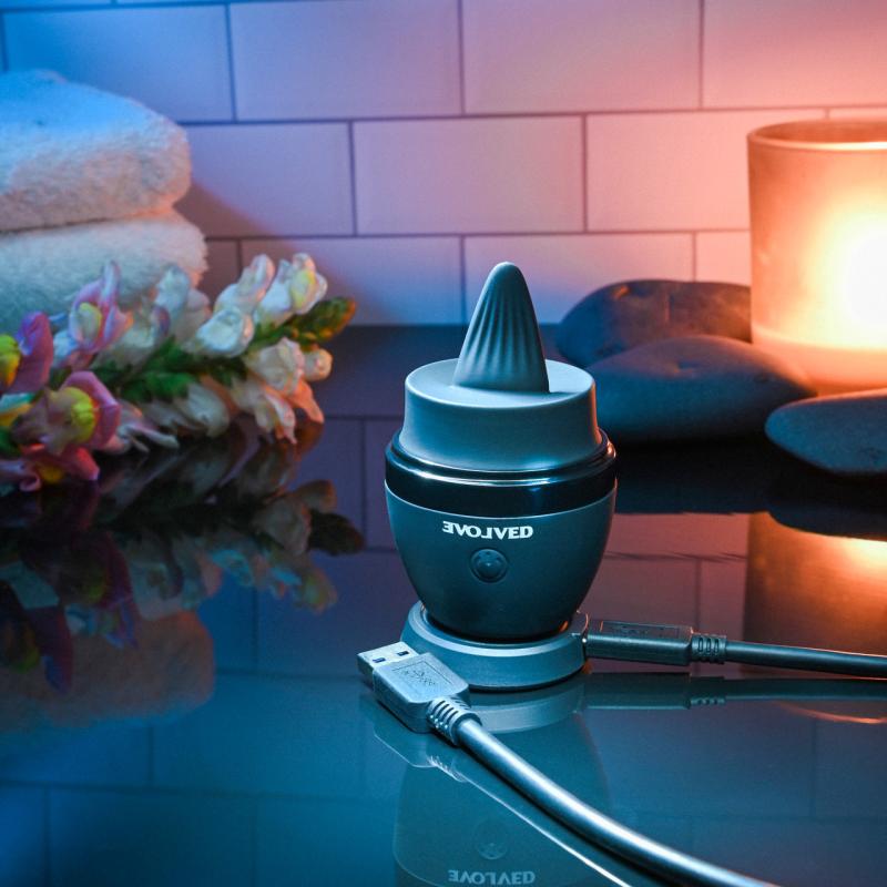 Evolved - Vibromasseur Tongue Tied - Noir 5