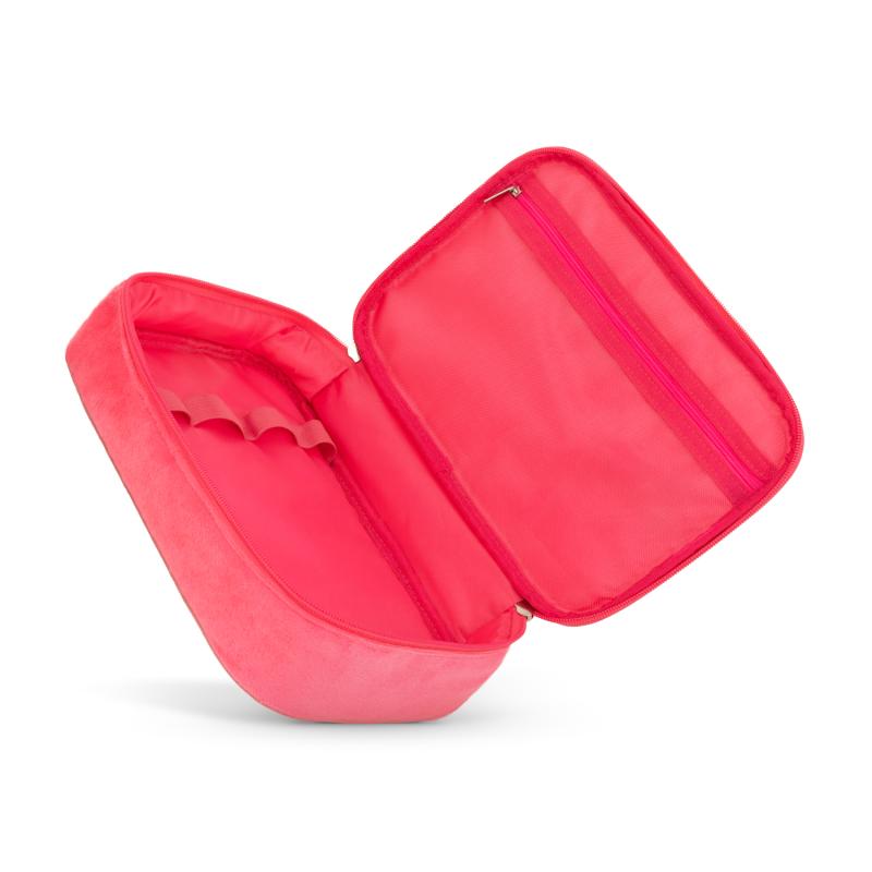 EasyToys Sac de jouet en velours - Rose 3