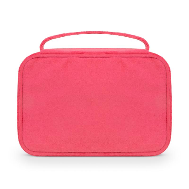 EasyToys Sac de jouet en velours - Rose 5