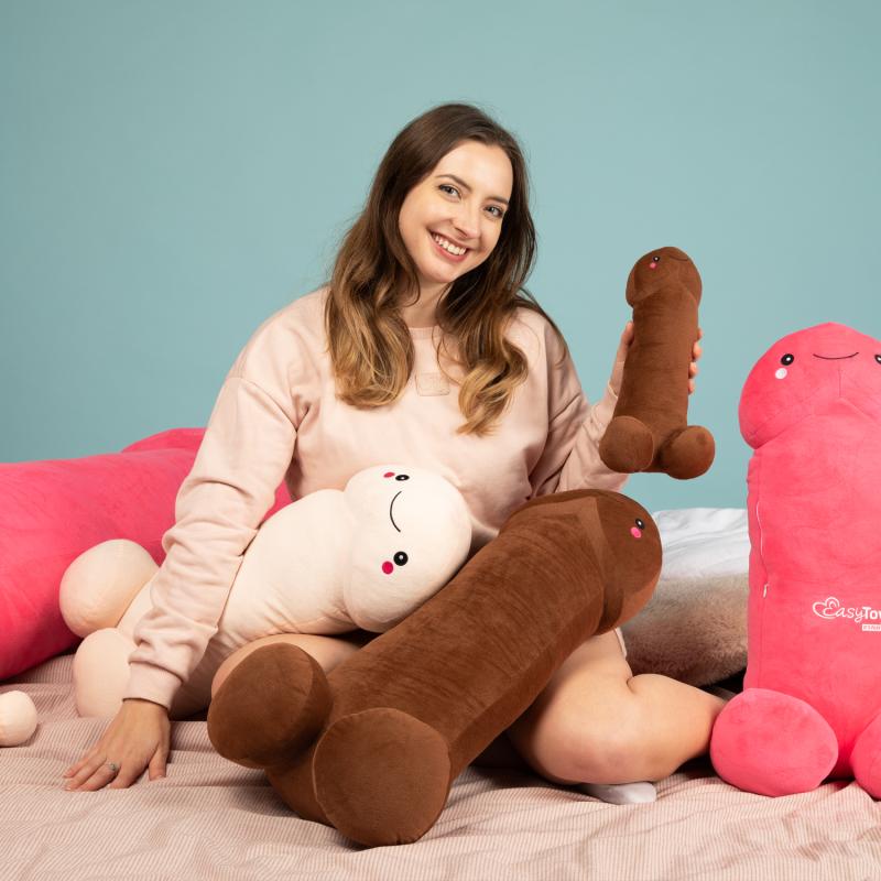Peluche de Pénis avec Visage Souriant - 110 cm 5