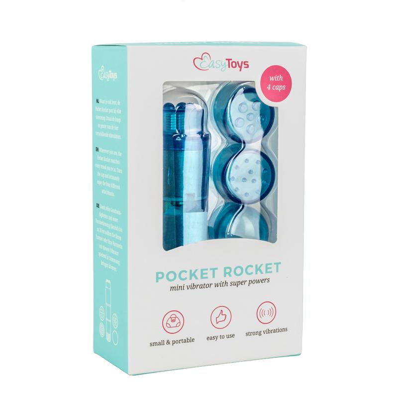 Pocket Rocket Easytoys - Bleu 4