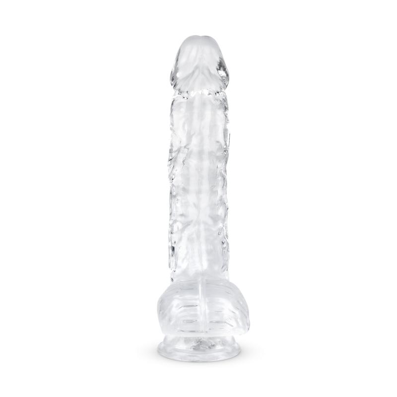 Gode en Gelée avec Testicules - 13,5 cm 3