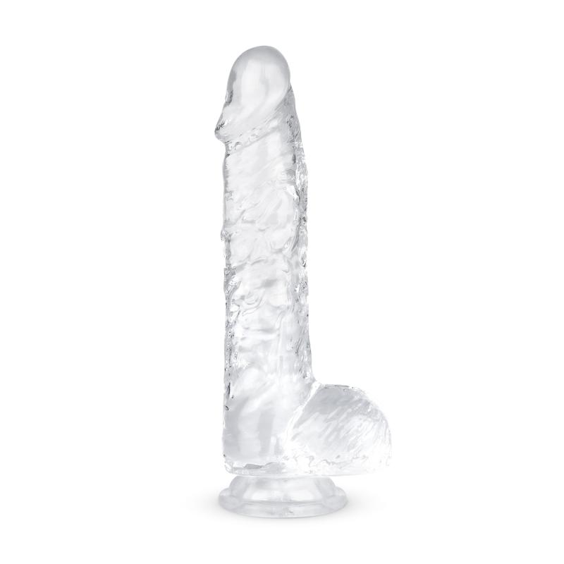 Gode en Gelée avec Testicules - 15 cm 2
