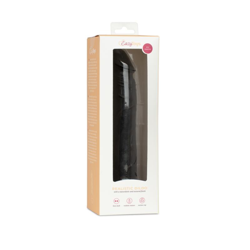 Godemiché sans testicules 17,5 cm - noir 4