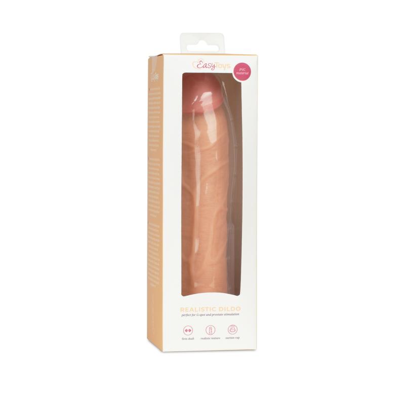 Dildo sans testicules 22,5 cm - beige 4
