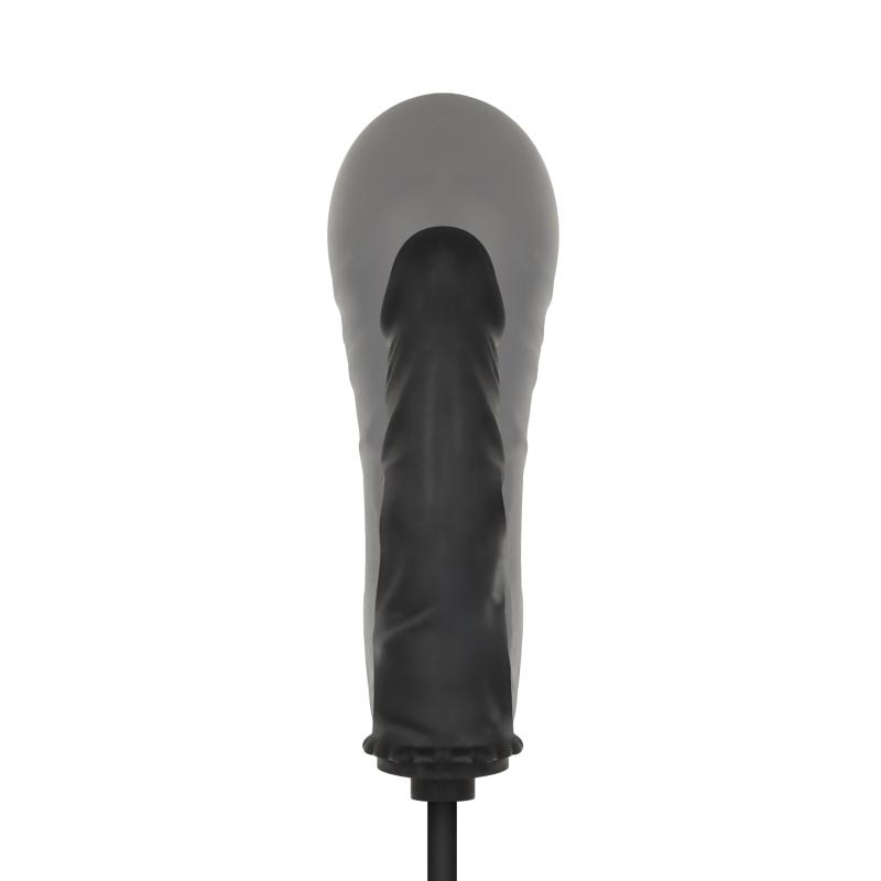 Anal Collection - Godemichet Gonflable avec Pompe 14,5 cm - Noir 2
