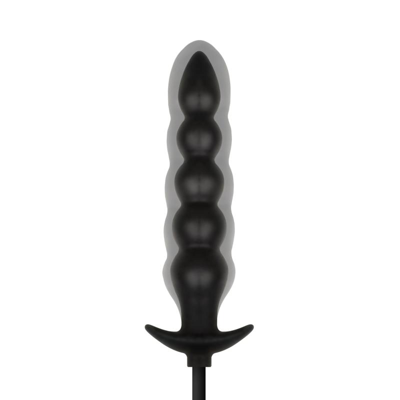 Anal Collection - Godemichet Gonflable avec Pompe 20 cm - Noir 2