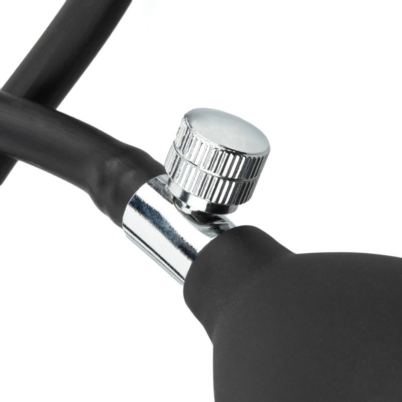 Anal Collection - Plug Anal Gonflable avec Pompe 8 cm - Noir 4