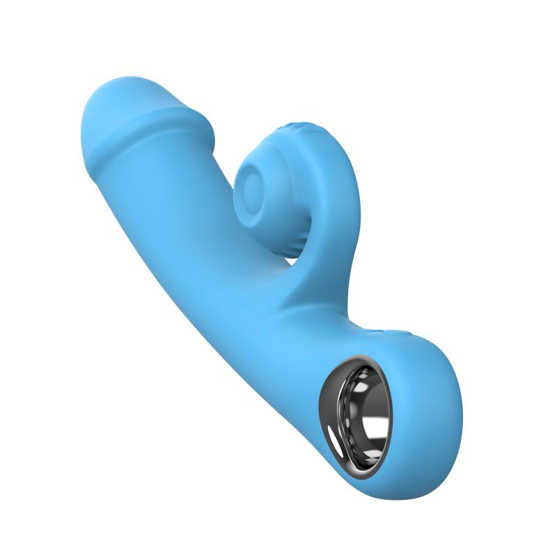 Online Only - Double Lust - Vibromasseur Flexible Snail - Bleu 4