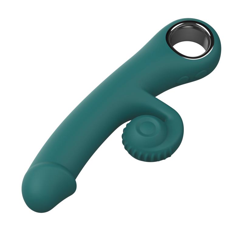 Online Only - Double Lust - Vibromasseur Flexible Snail - Vert 3