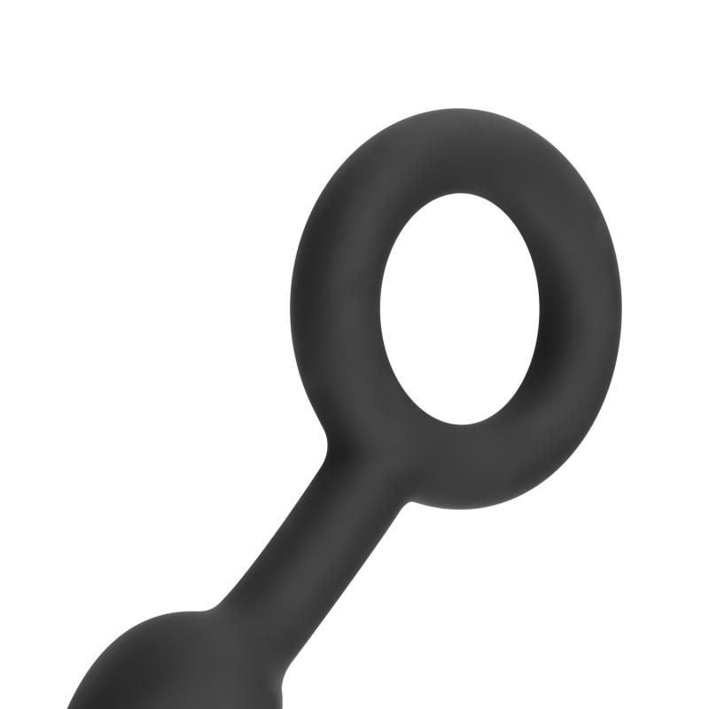 Chaîne de perles anales longue de 105 cm - Noir 4