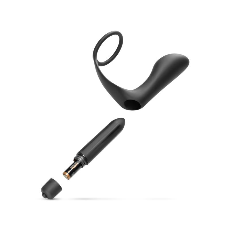 Vibromasseur Prostate & Cockring - Noir 5