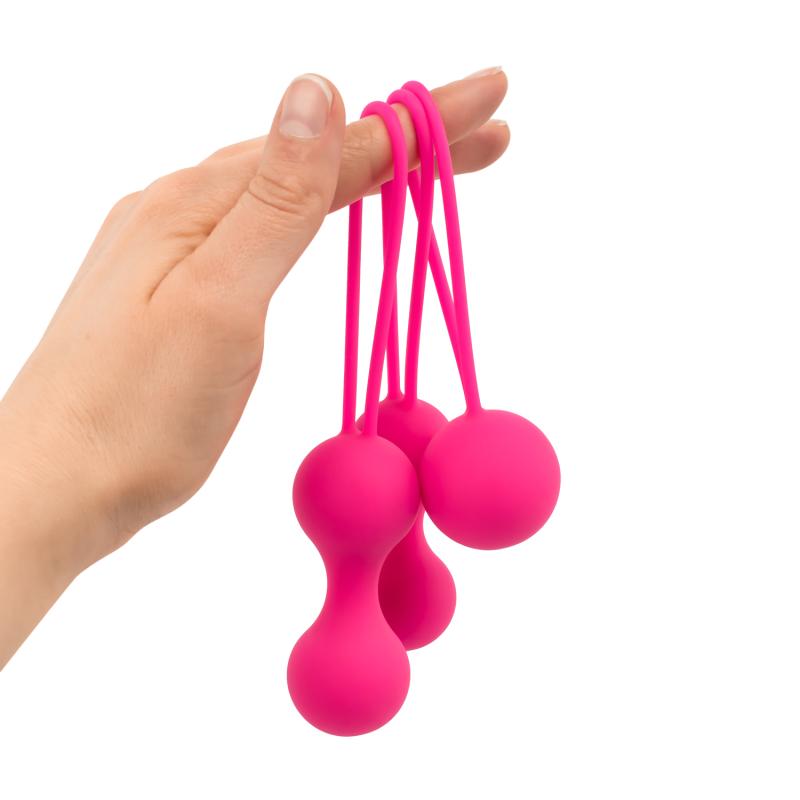 Ensemble de boules de Kegel lestées - Rose 5