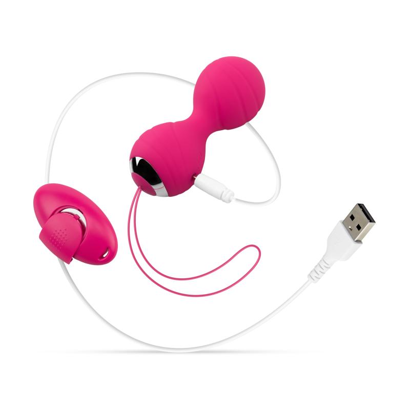 Ensemble de boules de Kegel avec télécommande - Rose 5