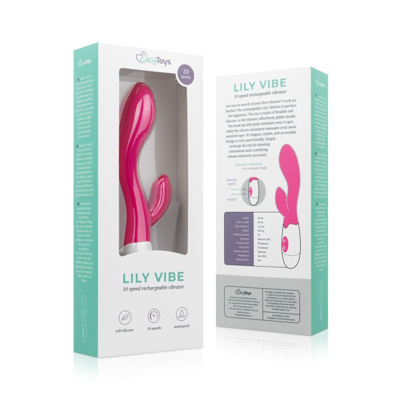 Image of Easytoys Lily Vibrator 2.0 - Wiederaufladbar Pink