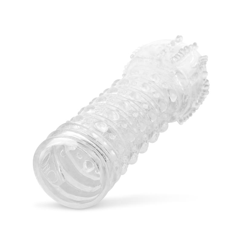 Gaine à penis à Côtes - Transparent 5