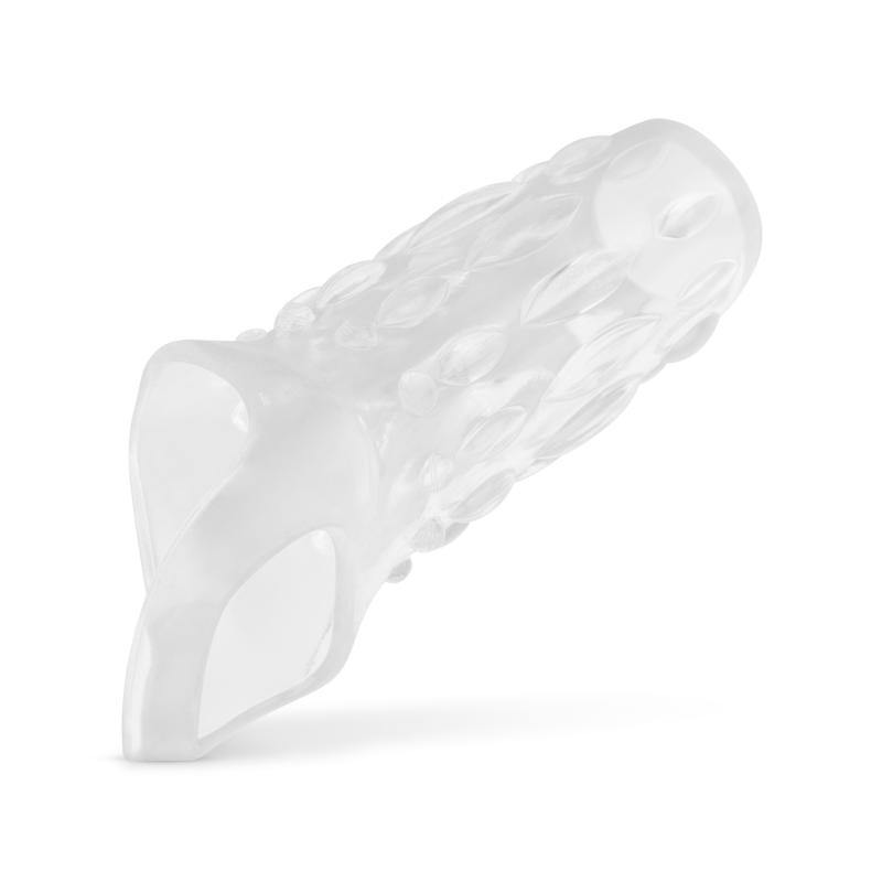 Manchon Pénien Ouvert à Côtes - Transparent 5