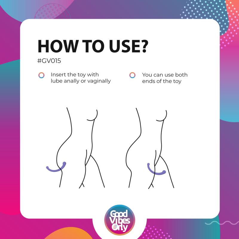 - Vibromasseur Double Extrémité Jane - Violet 6