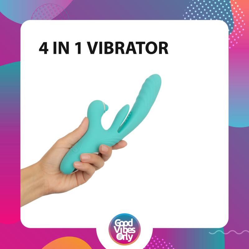 Thumbnail - Good Vibes Only - Lisa Stoßender Rabbit-Vibrator mit G-Punkt-Stimulator