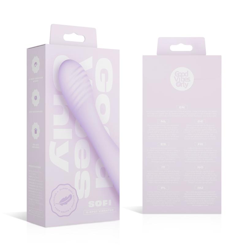 Thumbnail - Good Vibes Only - G-Punkt-Vibrator - Weiches Silikon - Lila