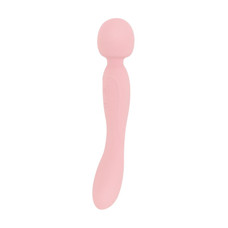 - Vibromasseur Baguette Double Face - Soft Silicone - Rose 3