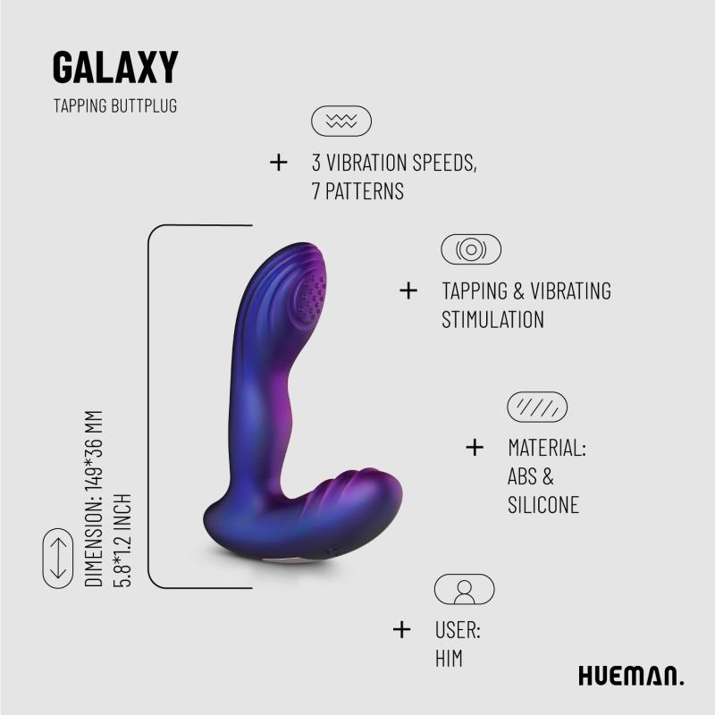 - Plug anal vibrant - Bleu 7