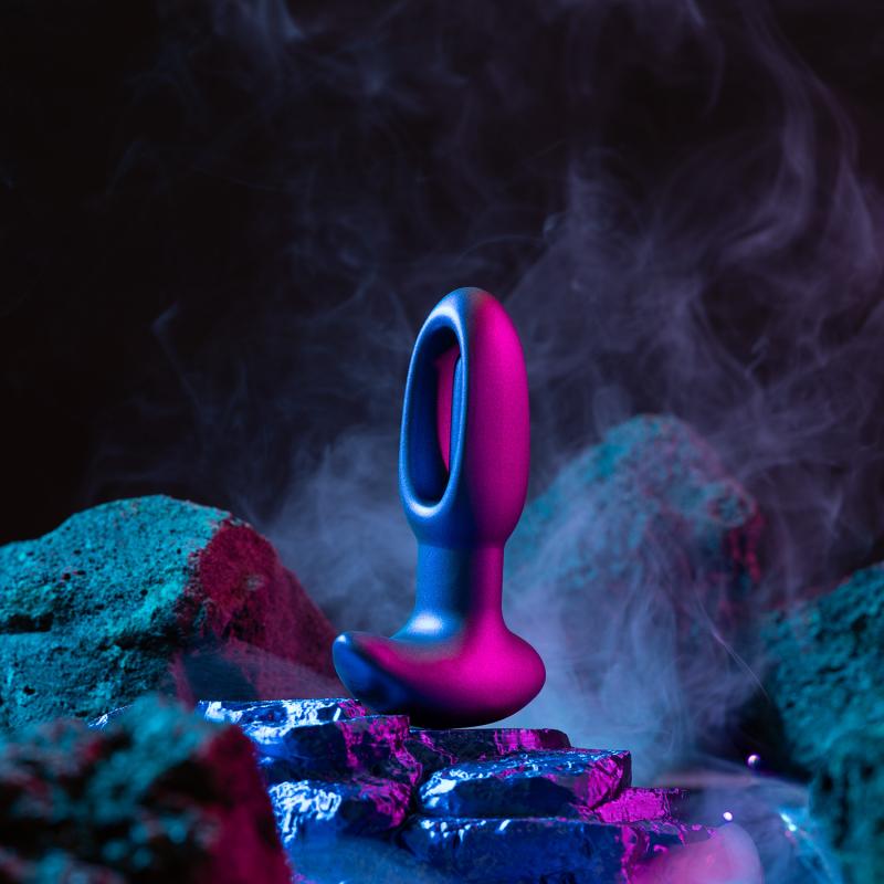 - Voyager Plug Anal avec Fonction Tapotement - Violet 5