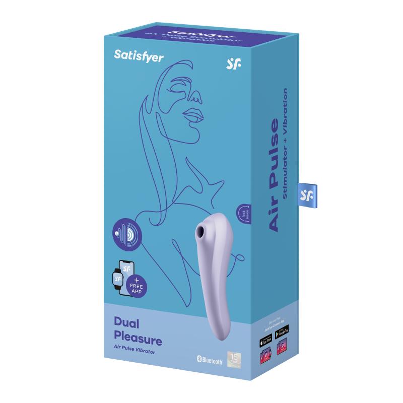 Vibrateur suceur Dual Pleasure - Mauve 5