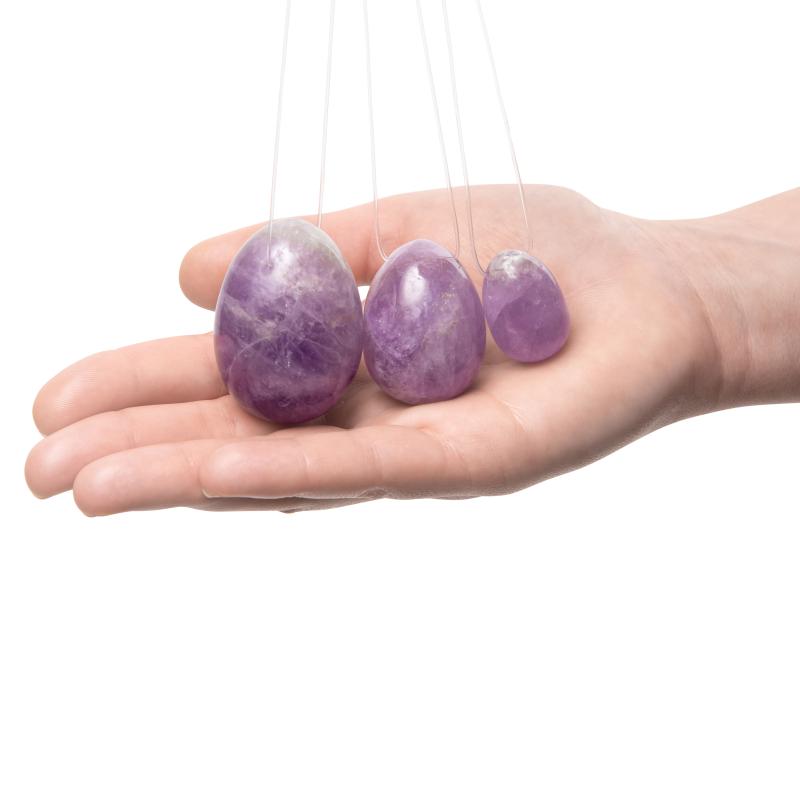 Thumbnail - Yoni Ei - Größe L-Amethyst