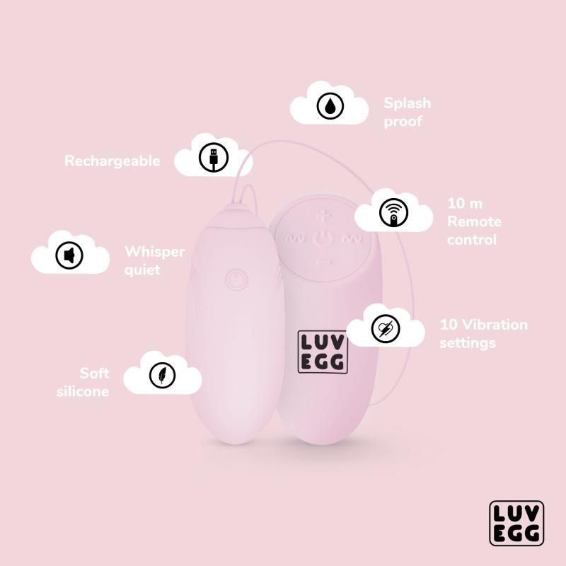 - Œuf Vibrant avec télécommande - Rose 5