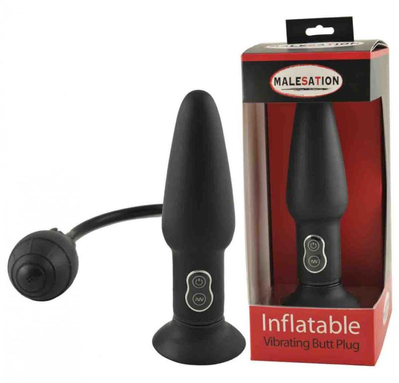 Image of Inflatable Butt Plug With Vibration