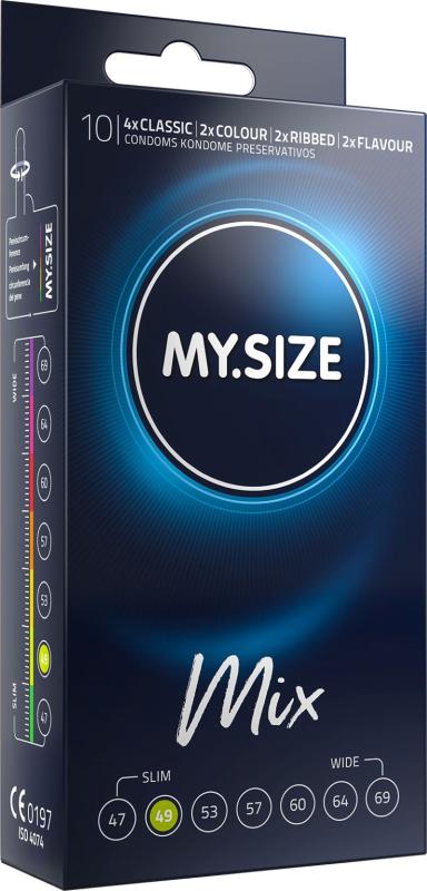 Image of MY.SIZE Mix 49 mm Kondome - 10 Stück