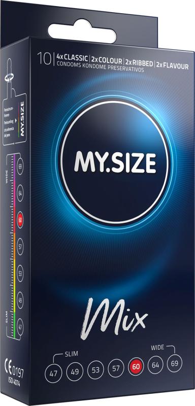 Image of MY.SIZE Mix 60 mm Kondome - 10 Stück