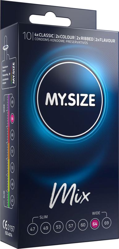 Image of MY.SIZE Mix 64 mm Kondome - 10 Stück