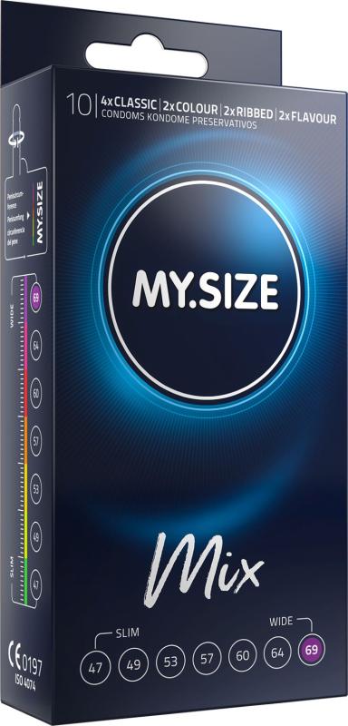 Image of MY.SIZE Mix 69 mm Kondome - 10 Stück