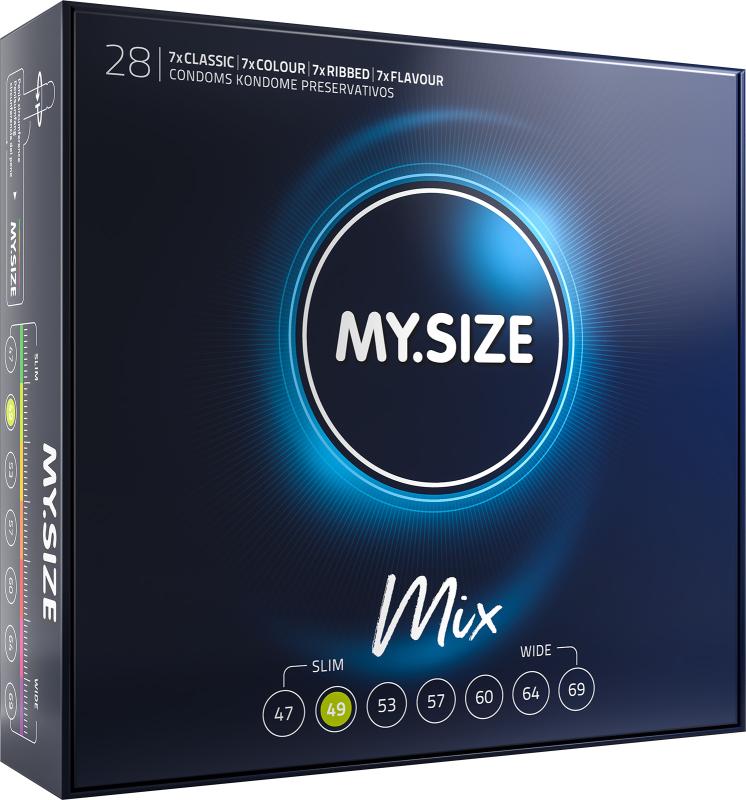 Image of MY.SIZE Mix 49 mm Kondome - 28 Stück