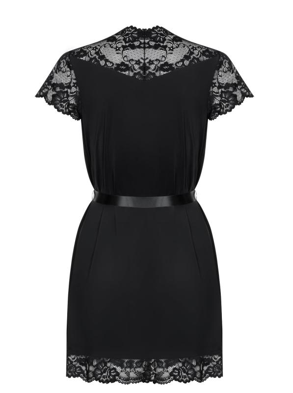 - Kimono avec dentelle - Noir 7