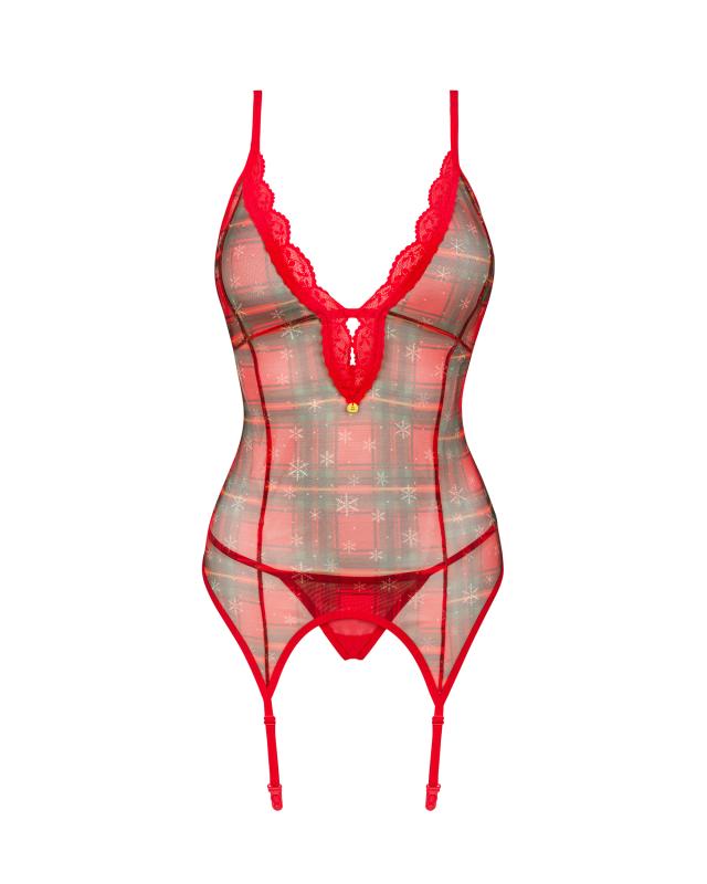 - Corset Jollymore - Rouge/Vert 2