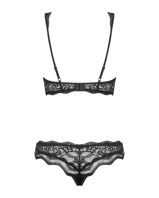 - Ensemble soutien-gorge en dentelle Luvae - Noir 9
