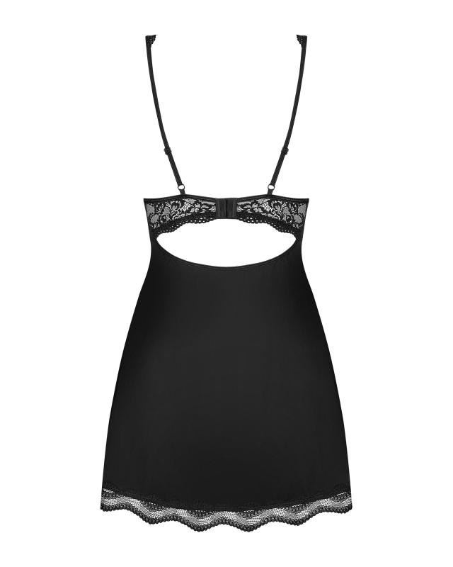 Thumbnail - Obsessive Negligé & String Schwarz