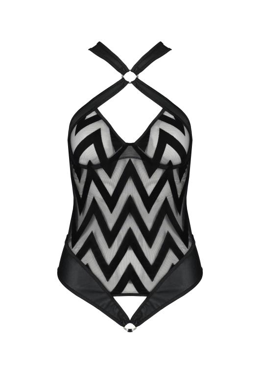 Thumbnail - Exklusiver Bodysuit Hima - Schwarz