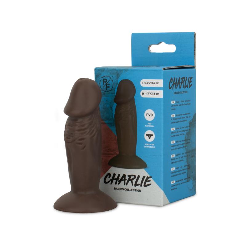 Dildo réaliste Charlie avec ventouse - 11,5 cm 5
