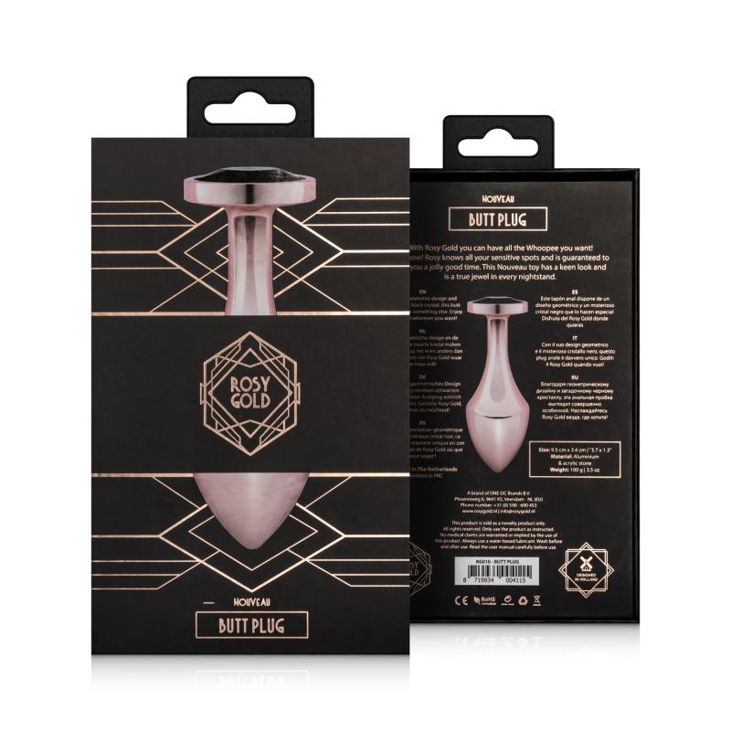 - Plug anal en aluminium - Rose 2