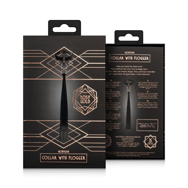 - Collier avec Flogger - Noir 3