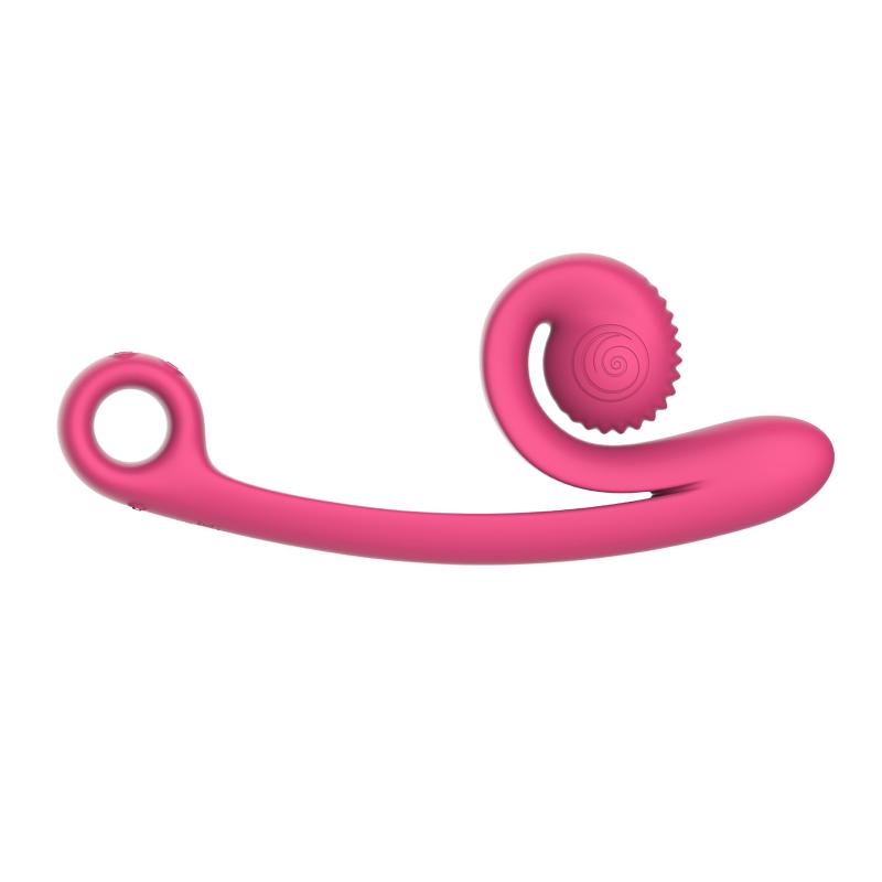 Image of Snail Vibe Curve Duo Vibrator - Rosa
